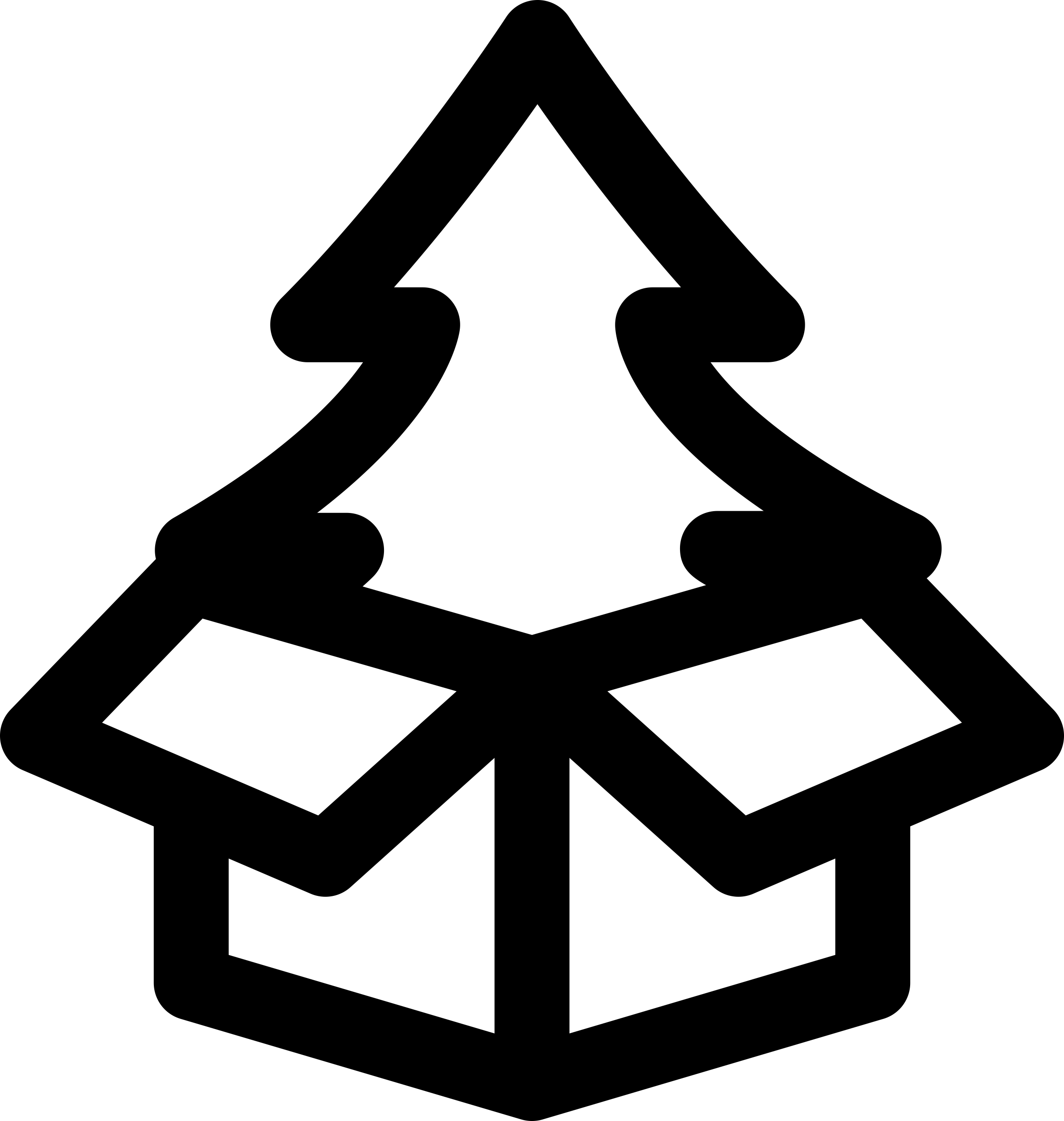 Christmas Tree In A Box Stencil Svg Design File Free Vectors